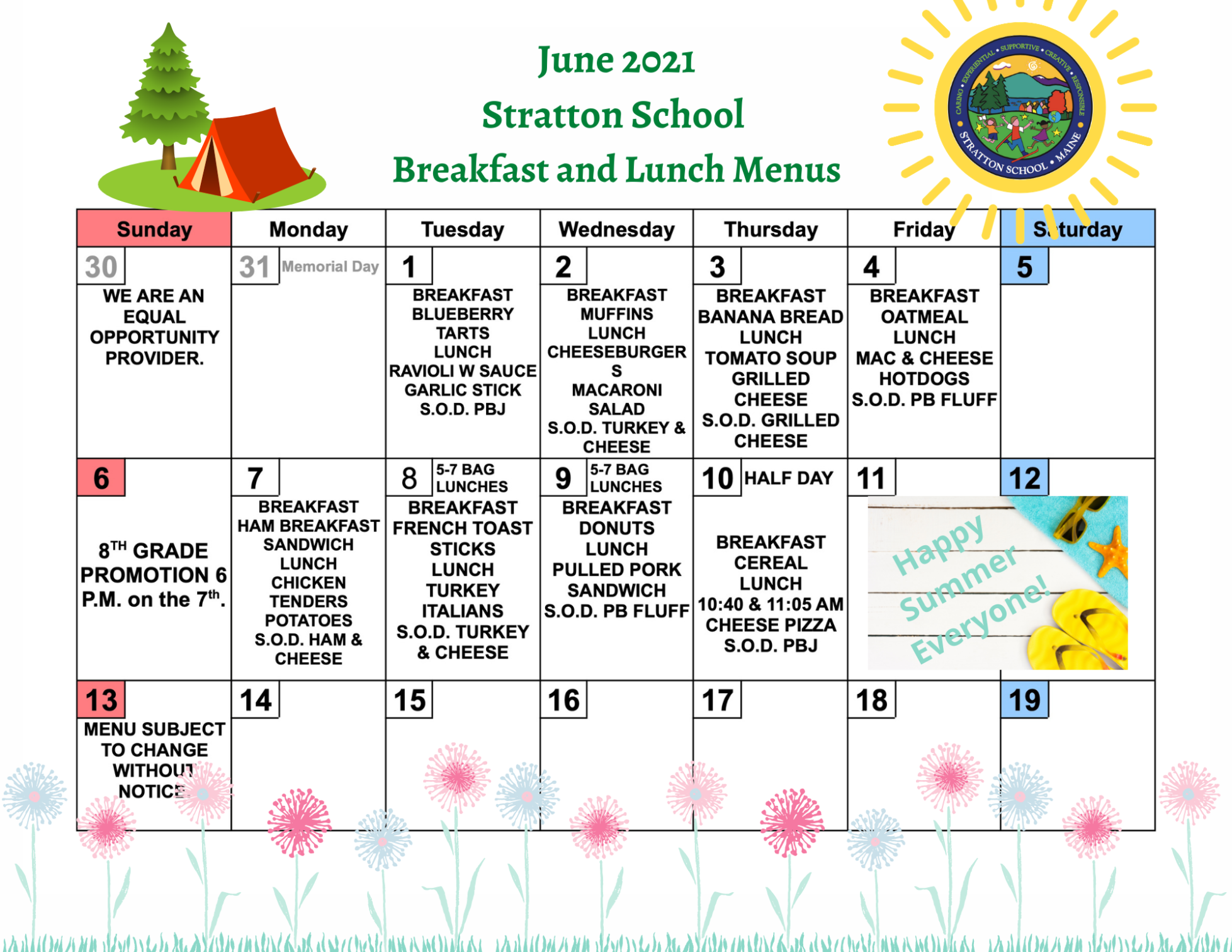 Havre Public Schools Meal Calendar Anne
